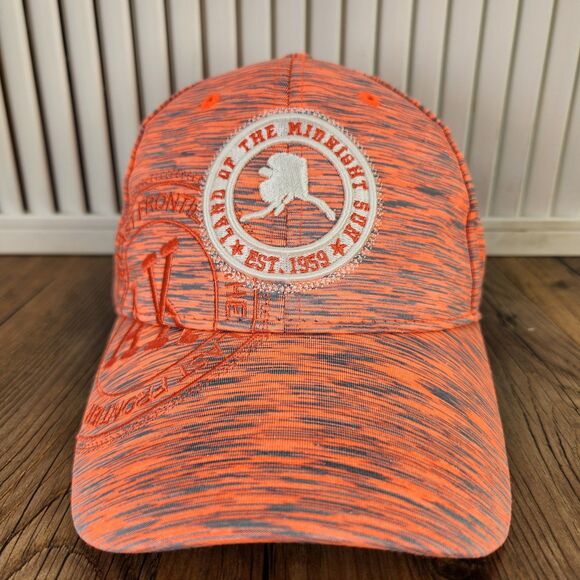 Robin Ruth Alaska AK Land of the Midnight Sun Strapback Hat Cap Pink Gray Womens - Picture 2 of 10